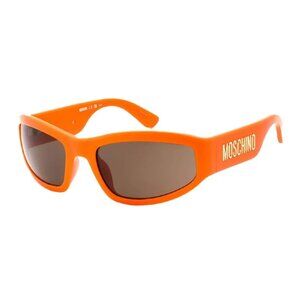 NEW MOSCHINO SUNGLASSES ORANGE BROWN MEN EYEWEAR MOSCHINO